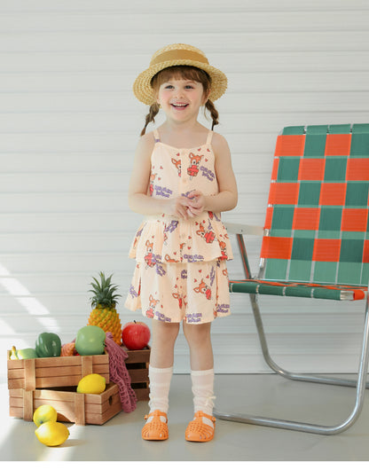 [26S] Woven Strap Top Set