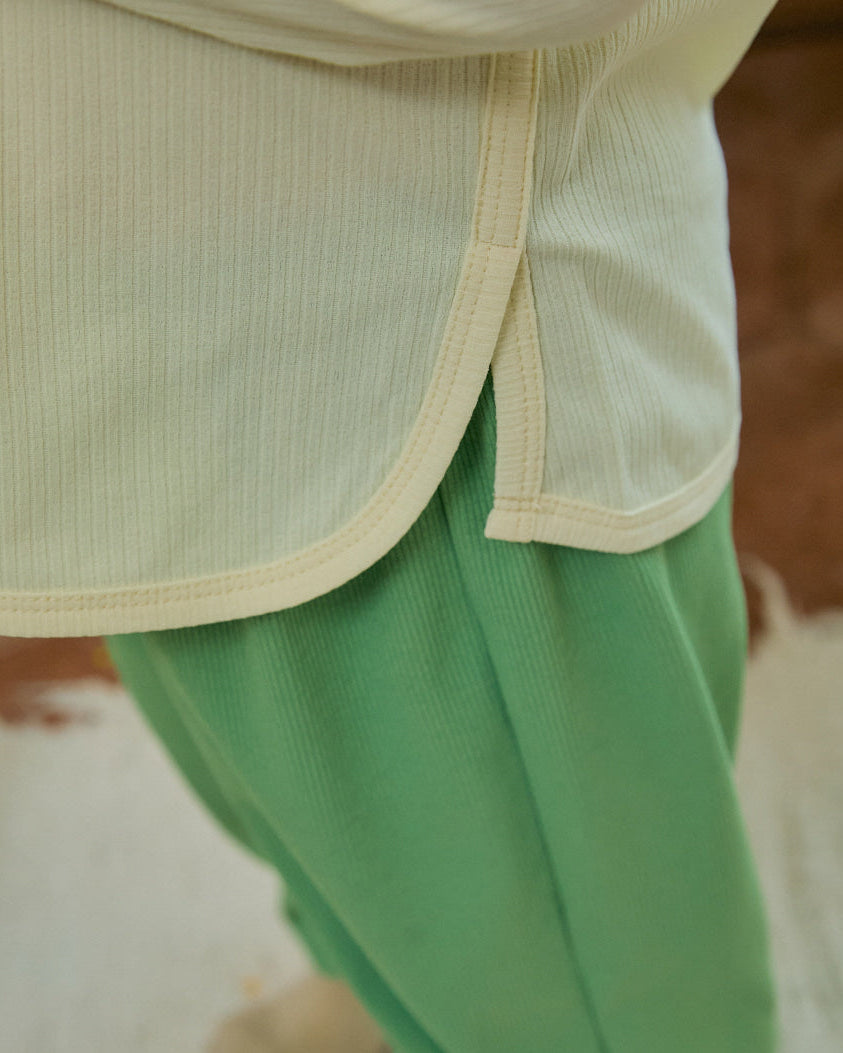 Ribbed Color Block Loungewear
