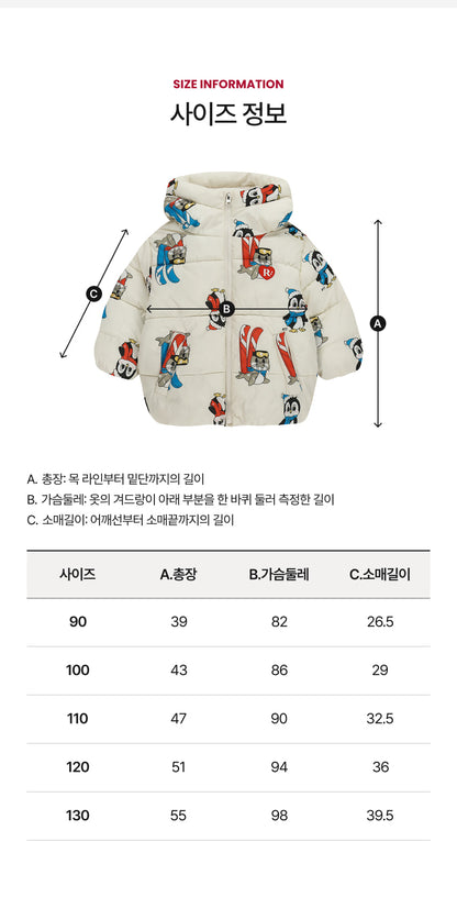 Polyester Digital Print Hooded Wellon Jacket