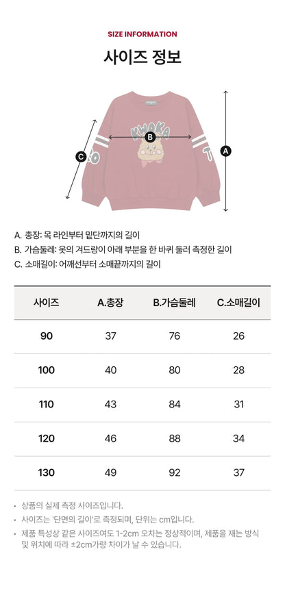 Festival Sleeve Point Sweatshirt