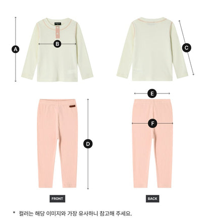 [26F] Stitch Color-Block Point Loungewear
