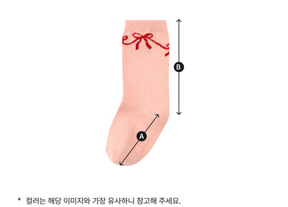 [26F] Ribbon Point Socks