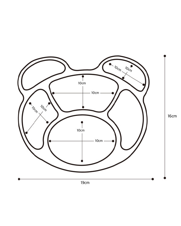 Bear Divided Plate