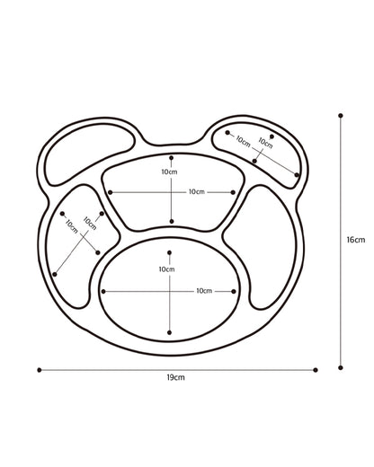 Bear Divided Plate