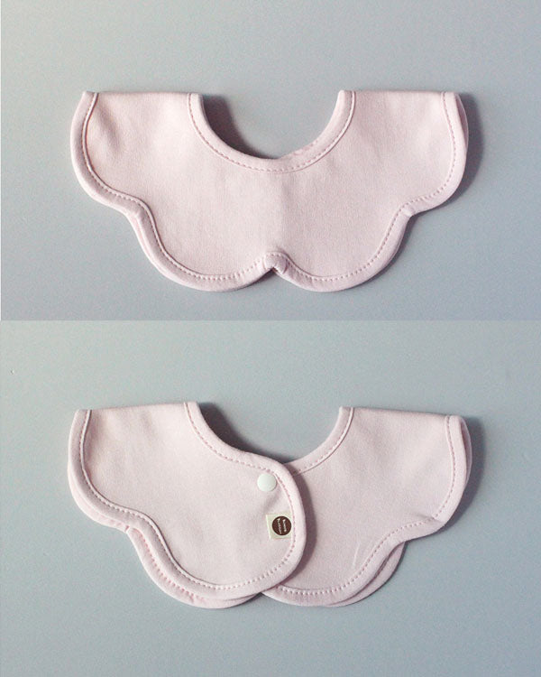 Baby Basic Pink Rolling Bib