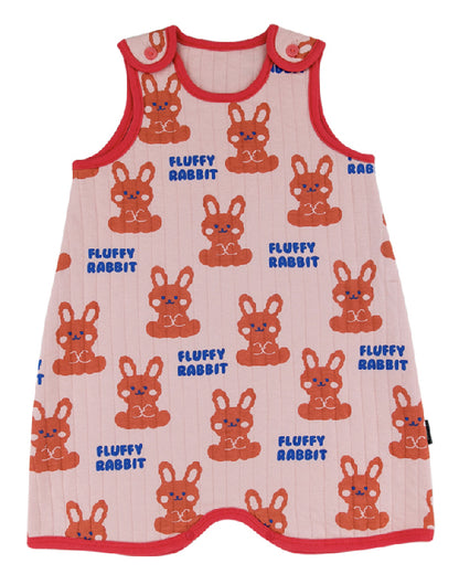 Fluffy Rabbit Sleep Sack Wearable Blanket