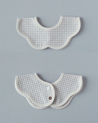 Baby Gingham Rolling Bib