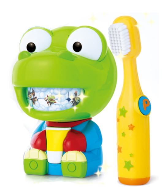 PORORO Crong Melody Tooth Brushing Toy Set