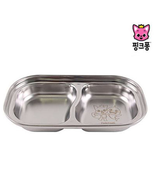 PINKFONG Stainless Steel Snack Plate