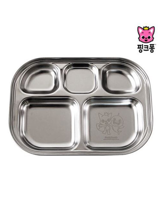 PINKFONG Stainless Steel Divided Plate