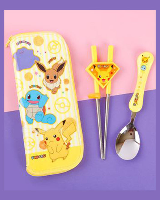 POKEMON Spoon/Chopsticks/Case Set