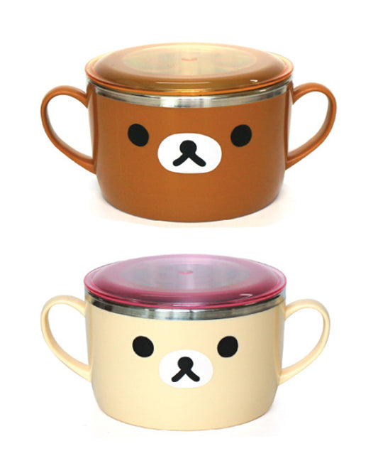 Rilakkuma Stainless Steel Ramen Bowl with Lid