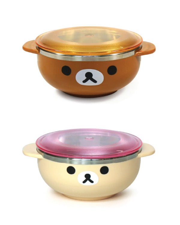 Rilakkuma Stainless Steel Small Bowl with Lid